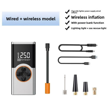 Wireless Portable Car Tire Inflator Air Pump