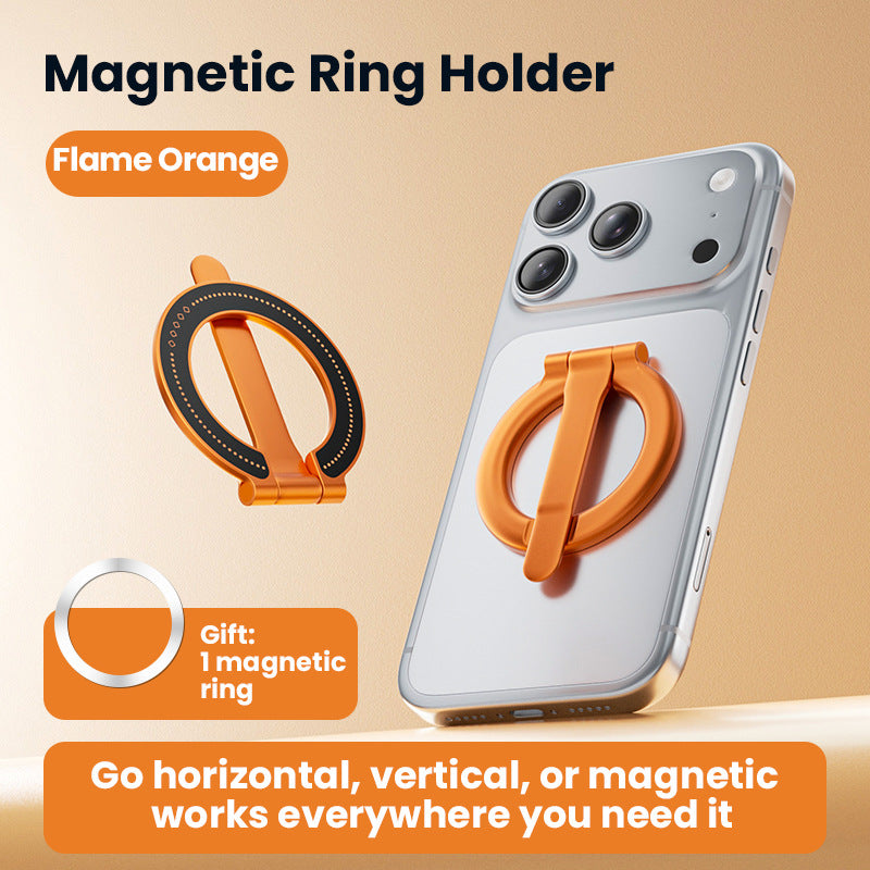 VelCar Auto Detachable Magnetic Car Phone Mount | 2-in-1 Ring Holder