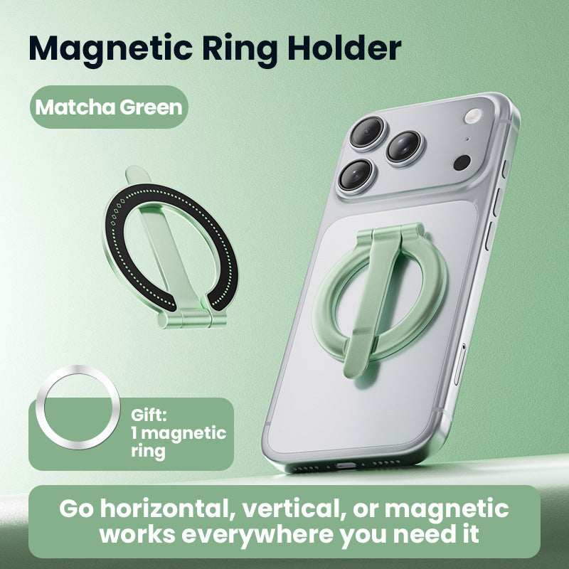 VelCar Auto Detachable Magnetic Car Phone Mount | 2-in-1 Ring Holder