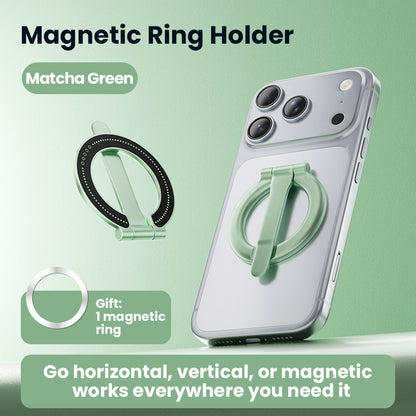VelCar Auto Detachable Magnetic Car Phone Mount | 2-in-1 Ring Holder