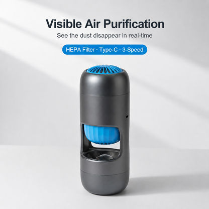 VelCar Auto Visible Car Air Purifier | HEPA Filter for Smoke & Odors